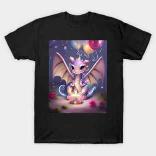 Cute Birthday Baby Dragon T-Shirt